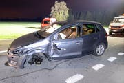Beide Autos erlitten bei der Frontalkollision Totalschaden. (Bild: Luzerner Polizei)