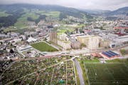 So könnte der Mattenhof künftig überbaut werden. (Bild: Visualisierung PD)