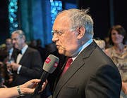 Bundespräsident Johann Schneider-Ammann: «Mahlers Konkurrenzverbot an seine Frau heisse ich nicht gut.» (Bilder Roger Grütter)