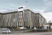 Die Aussenfassade des Parkhauses im Emmen-Center. (Bild: PD)