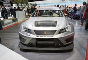 Ebenfalls am Stand von Seat: der neue Leon Cupra Evo 17 – die Rennversion, die in der TCR International Series eingesetzt werden soll.