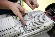 Das Glasfasernetz von der ewl kommt bald auch in Littau in den Gebrauch. (Bild: Manuela Jans / Neue LZ)