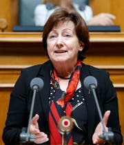 Sylvia Flückiger. (Bild: Peter Klaunzer/Keystone (Bern, 29. September 2016))