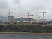 In Kriens-Mattenhof entsteht ein neuer Stadtteil. (Bild: Roman Hodel (Kriens, 8. Februar 2018))
