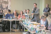Grünen-Fraktionschef Andreas Kappeler weibelte vergebens gegen die moderate Steuererhöhung. (Bild: Boris Bürgisser (Emmen, 20. März 2018))