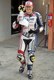In Thailand fährt Hans Mühlebach auf der Eskil-Suter-Maschine die Moto2-Meisterschaft. (Bild: PD)