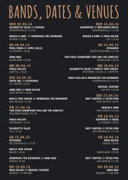 Das Programm des neuen Festivals. (Bild: PD)