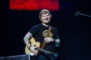 Der britische Sänger Ed Sheeran (26). (Bild: Paul Bergen/Keystone (Amsterdam, 3. April 2017))