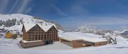 Visualisierung der neuen Stoos-Lodge. (Bild PD)
