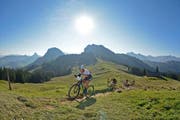 Das letzte Teilrennen «Iron Bike Race» fand am Sonntag in Einsiedeln statt. (Bild: PD)