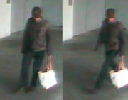 Dieser unbekannte Mann hat die Geschäftsführerin im Pilatusmarkt überfallen. (Bild: Luzerner Polizei)