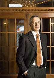 Der scheidende Notenstein-CEO Adrian Künzi. (Bild: Christian Beutler/Keystone (St. Gallen, 5. Februar 2015))