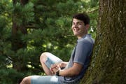 Ein Moment der Ruhe für das umtriebige Theatertalent Dominik Kilchmann. (Bild: Corinne Glanzmann, Baldegg, 20. Juni 2017)