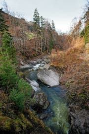 Das Wasser der Waldemme soll künftig für die Stromproduktion verwendet werden.Bild: Manuela Jans-Koch (Flühli, 20. November 2016)