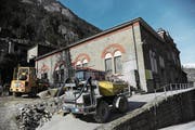 In den Ausbau des Kraftwerks Gurtnellen werden insgesamt rund 25,5 Millionen Franken investiert. (Bild: Urs Hanhart (Gurtnellen, 13. März 2017))