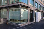 Das ehemalige Café Rex an der Burgerstrasse in Luzern wird derzeit umgebaut. (Bild: Lucien Rahm (Luzern, 26. Oktober 2017))
