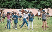 Das Lagerleben steht im Mittelpunkt, wie hier bei der Jubla Rotkreuz im vergangenen Sommer. (Bild: Pius Amrein (Uffikon, 9. August 2017))