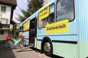 Der Velobus in Cham. (Bild: PD)