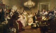 In Wien eine bekannte Grösse des musikalischen Lebens: Franz Schubert bei einem Hauskonzert. (Bild: Imago/Getty)