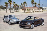 Als Cabrio geniesst der Beetle eine ähnlich hohe Beliebtheit wie sein Vorgänger, der offene Käfer. (Bild: PD)