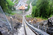 Trassee zwischen der Talstation und dem 1. Tunnel. (Bild: PD)