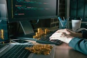 Viele junge Internetfirmen wittern gute Chancen auf das grosse Geld in der Fintech-Branche. (Bild: Getty)
