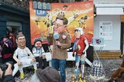 Die Holzwörm mit dem Motto LRF Sportpanorama. (Bild: Hugo Bischof)