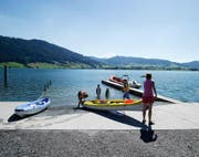 Bald soll eine Verbotstafel dafür sorgen, dass Schwimmer hier nicht mehr in den See einsteigen. (Bild Stefan Kaiser)