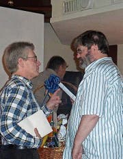 Der neue Präsident Michel Ebinger (rechts) und Rolf Zürrer.