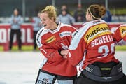Lara Stalder aus Luzern: Wird sie auch in Südkorea jubeln? (Bild: Andy Müller/Freshfocus (Arosa, 9. Februar 2017))