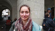 «Auch wenn man sparen muss: Die Bildung ist ganz sicher der falsche Ort», sagt Merline Rutz (20), Schülerin aus Obwalden. (Bild: Martina Odermatt)