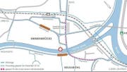 So sieht die neue Verkehrsführung für den Veloverkehr aus. (Bild: pd)