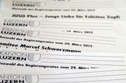 Wieviele Wählerinnen und Wähler wird der 2. Wahlgang für den Regierungsrat mobilisieren können (Bild: Christian Volken / luzernerzeitung.chluzernerzeitung.ch)