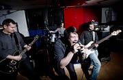 Die Band Braggarts (von links): Marcel Zogg, Reto Meier, Ralph Bütikofer und Roman Albisser. (Bild Stefan Kaiser/Neue ZZ)
