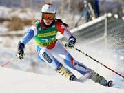 Die Schweizerin Corinne Suter gewann Europacup-Abfahrt. (Bild: Keystone)