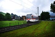 Die Zentralbahn ersetzt in den kommenden Wochen Gleise zwischen dem Loppertunnel und dem Bahnhof Stans. (Bild: Corinne Glanzmann / Neue NZ)