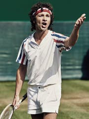Immer ruhig, immer aufgebracht: Gentleman Björn Borg (Sverrir Gudnason, rechts) und Rebell John MacEnroe (Shia LaBeouf). (Bild: Ascot)