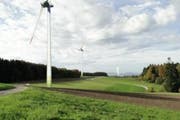 So soll der Windpark einmal aussehen. (Bild: Visualisierung / pd)