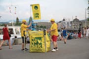 Die «Dräksäk» am Luzerner Fest im Einsatz. (Bild: PD)
