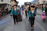 Der Kinderumzug in Ennetbürgen. (Bild: Rosmarie Berlinger / Neue NZ)