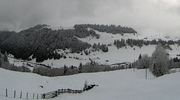 Im Ybrig sind grosse weisse Flächen zu sehen. (Bild: Webcam Ybrig (Ybrig, 6. November 2017))