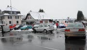 Die Unfallstelle in Reiden. (Bild Luzerner Polizei)