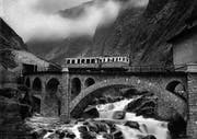 Die Schöllenenbahn um 1920 (Archivbild BBC)
