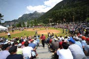 Das Urner Kantonale Schwingfest lockte am Sonntag 2500 Zuschauer an. (Bild: Urs Hanhart / Neue UZ)