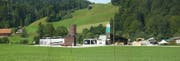 Die Visualisierung zeigt, wie die Kraftwerks-Zentrale im Chlusboden, Gemeinde Schüpfheim, dereinst aussehen könnte. (Bild: pd/ckw)