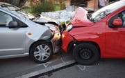 Die Unfallstelle in Geuensee. (Bild: Luzerner Polizei (Geuensee, 11. Oktober 2017))