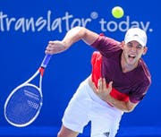 Einer der aufstrebenden jungen Spieler: der Österreicher Dominic Thiem. (Bild: EPA/Tannen Maury)