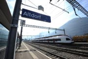 Der Bahnhof Altdorf.