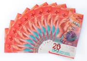 Die Vorderseite der neuen 20er-Note. (Bild: Schweizerische Nationalbank)