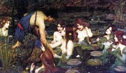Der «männliche Blick»: Die Manchester Art Gallery hat das Gemälde «Hylas und die Nymphen» von John William Waterhouse aus dem Jahr 1896 vorübergehend entfernt. (Bild: PD)